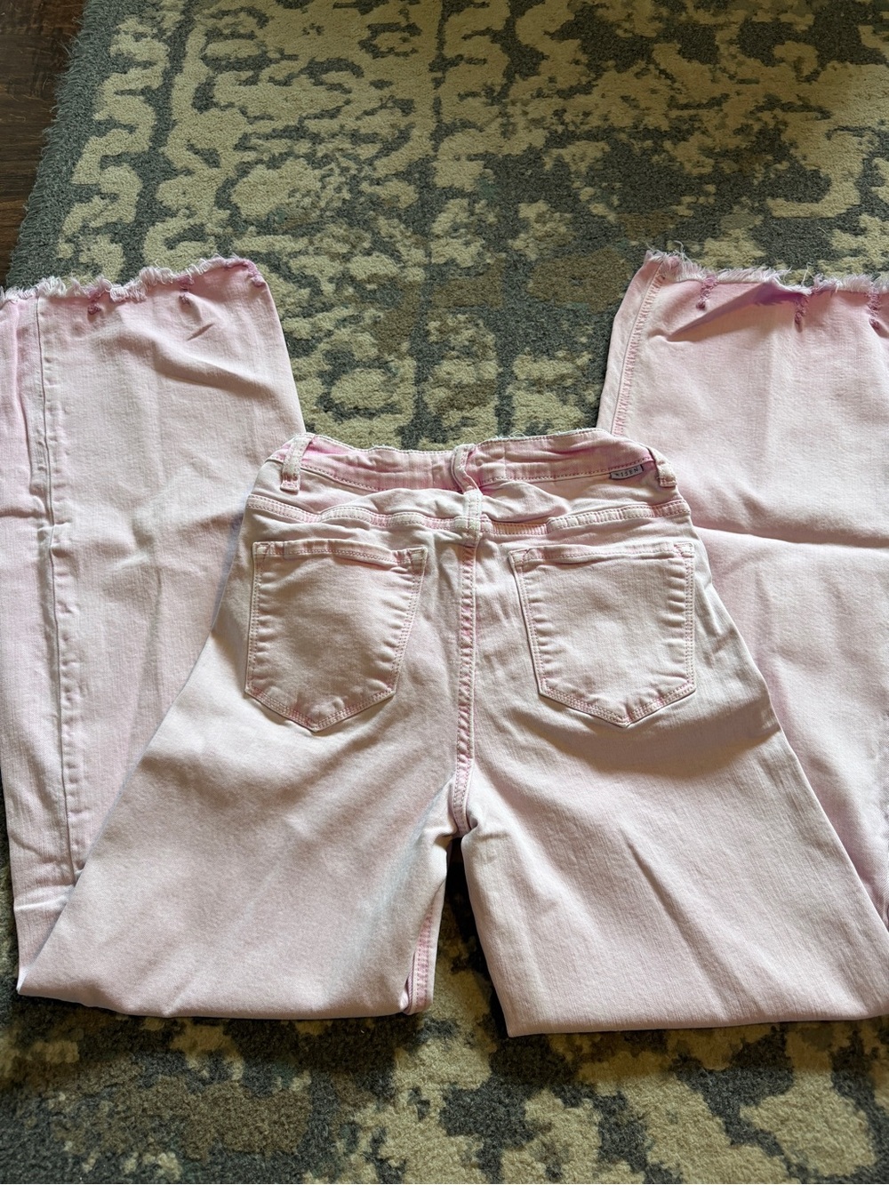 Women’s Risen Pink Wide Leg Jeans size 25 - Picture 3 of 3